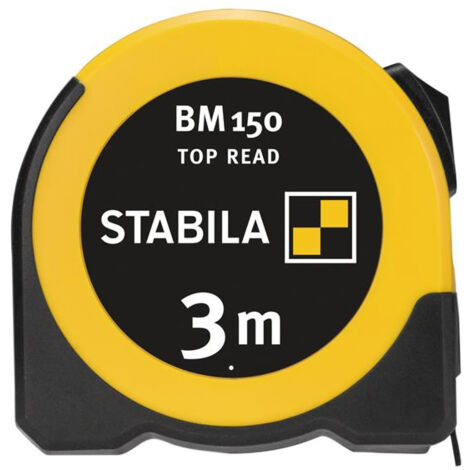Stabila BM150 Top Read Pocket Tape Measure 3m Metric