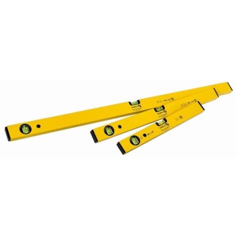 Stabila Classic set 70 (100 cm, 60 cm, 40 cm) 19819 Set di livelle 40 cm, 60 cm, 120 cm 0.5 mm/m