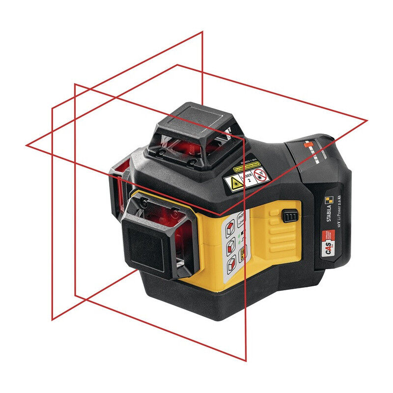 Image of Stabila - Laser a linee incrociate lax 600 ± 4deg ± 0,3 mm/m 30m laser classe 2 linea laser rossa