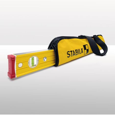Livella STABILA tipo 70-2, 80 cm, profilo leggero in alluminio, 1 livello orizzontale, 2 livelli verticali, Made in Germany