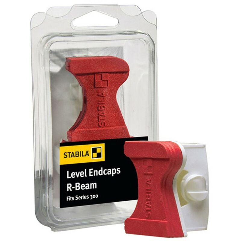 Stabila Pair of Replacement End Caps for R TYPE Range Type R Profile STBRTYPE