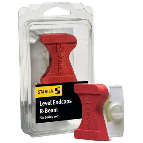 Stabila Pair of Replacement End Caps for R TYPE Range Type R Profile STBRTYPE