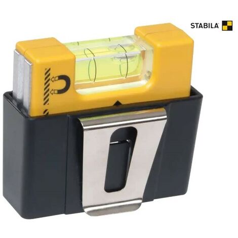 STABILA MESSGERÄTE Stabila Pro Magnetic Pocket Level 179531 Vial Made in Germany STBPKTPRO