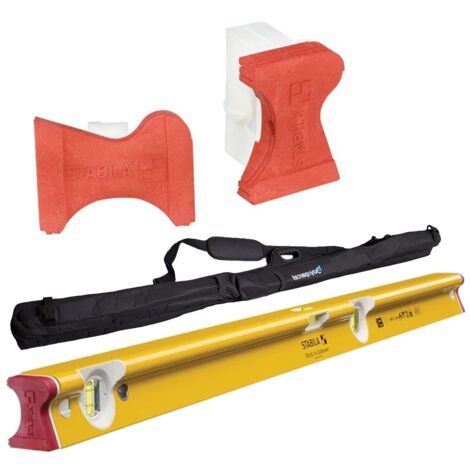 Stabila R-Type 122cm Builders Pro Spirit Level + Replacement Ends + Bag