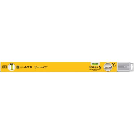 Stabila Teleskop-Wasserwaage Type 80 T Aluminium Teleskop Wasserwaage Ausziehbar, Länge (in cm): 63 - 105 cm