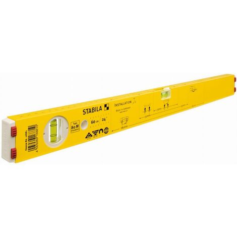 STABILA Type 80 M Installation Spirit Level 60 cm