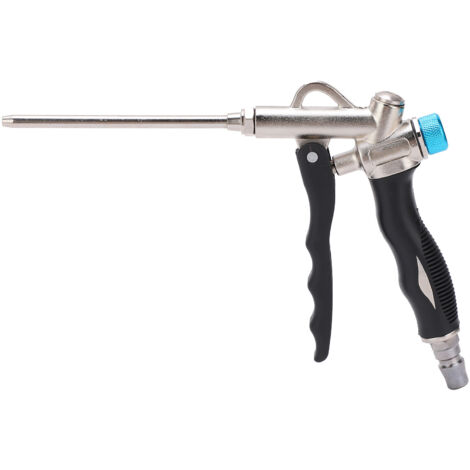 Stabile 2-Wege-Luftpistole mit verlängerter Düse für maximale Blasenbildung bei 150 Psi für Wartungsarbeiter.