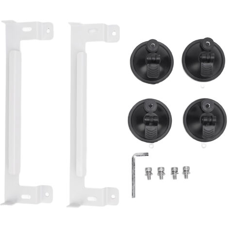 Stabile Halterung für Mini – 2 ABS- und Metallhalterungen mit 4 Saugnäpfen für Autofenster und -dächer