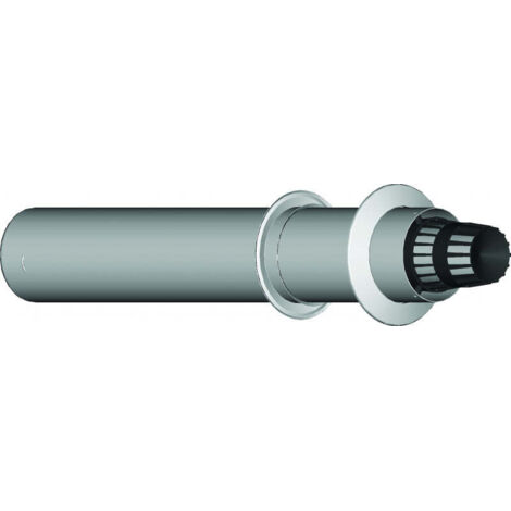 Stabile - Tubo coassiale pps ø60/100 con terminale in nylon per caldaia a condensazione - 85 cm