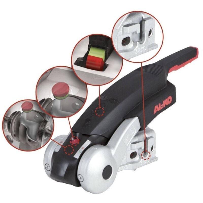 Stabilisateur Al-ko type aks 3504 pour tête avec perçage vertical ptc maxi 3T5