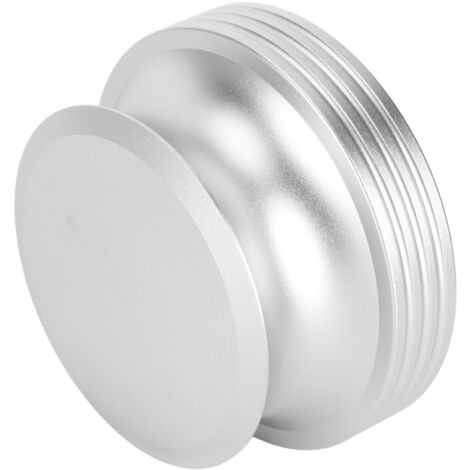 Stabilisateur Anti-Vibration Argenté pour Platine Vinyle - Disque de Charge en Alliage d'Aluminium