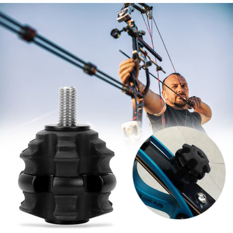 Stabilisateur d'arc T625 avec rotule anti-vibration pour arcs longs, tige d'équilibrage et plaque de montage silencieuse
