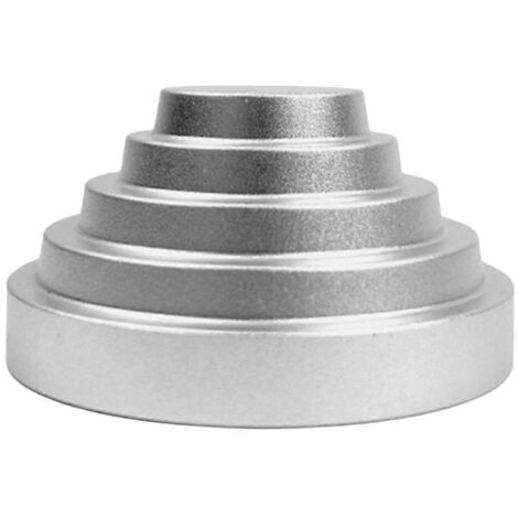 Stabilisateur de disque pour platines vinyles LP et lecteurs CD, argent
