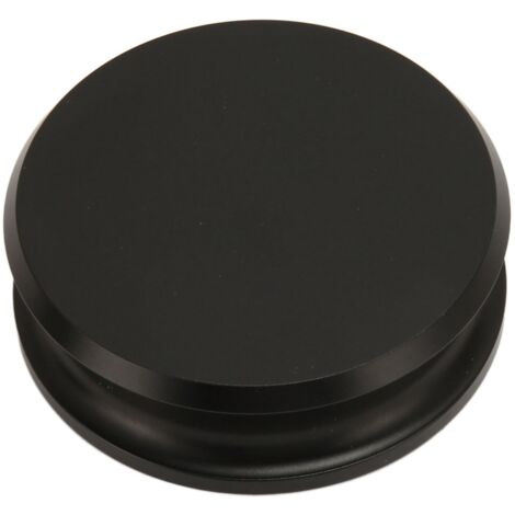 Stabilisateur de Disque Professionnel en Alliage d'Aluminium pour Platine Vinyle, Poids de Serrage Noir