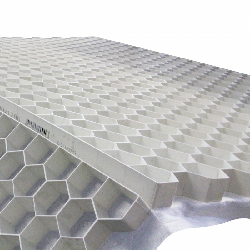 Nidaplast - Stabilisateur de gravier 129+XL1200x1600 mm - Blanc a l'unité - Blanc