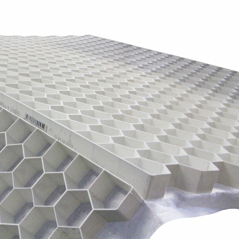 Stabilisateur de gravier 129+XL1200x1600 mm - Blanc Nidaplast Palette de 26.88 m² - Blanc