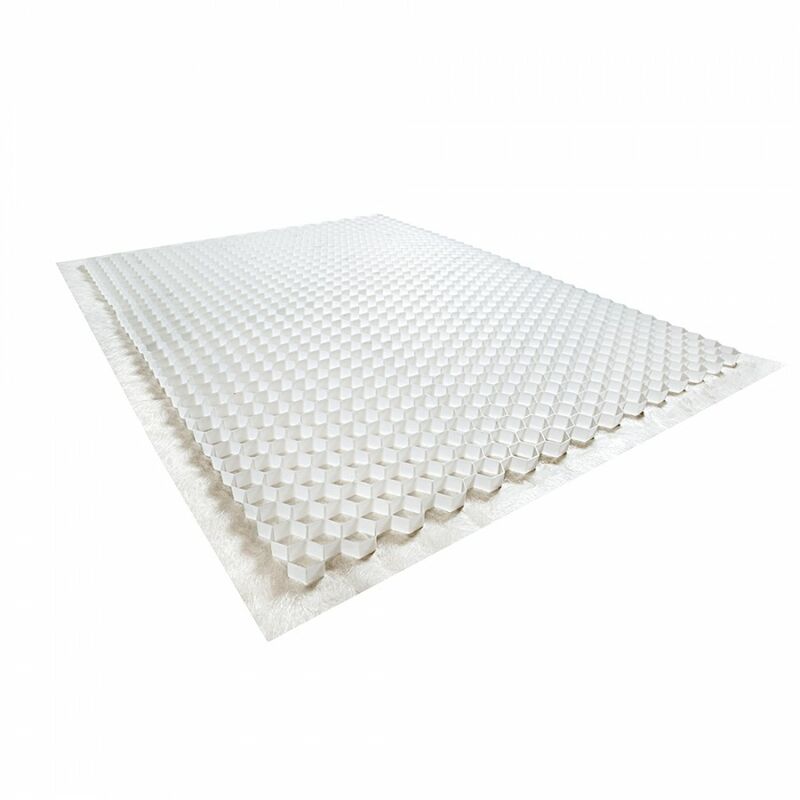 Stabilisateur de gravier 1,92 m² - Blanc - 120 x 160 x 3 cm Blanc - easystab - Blanc