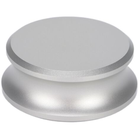 Stabilisateur de Poids pour Platine Vinyle, Disque de Serrage en Aluminium Noir pour Lecteur de Disques