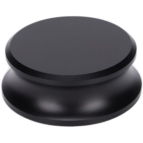 Stabilisateur de Poids pour Platine Vinyle, Disque Noir en Aluminium, Améliore la Lecture