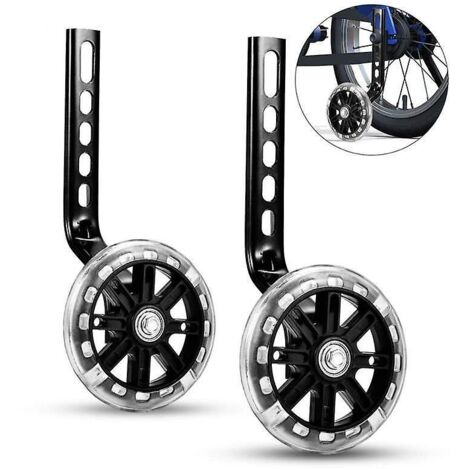 stabilisateurs Petites Roues Pour Vlo D'enfants Support De Roue Auxiliaire Pices De Roues D'entranement,1 Paire De Scurit Roues Arrires Kids Ridin