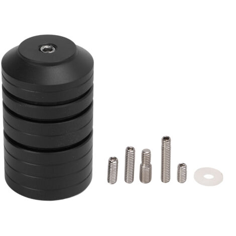 Stabilisator-Set für Compound- und Recurvebögen, abnehmbares Gegengewicht aus Aluminiumlegierung, schwarz – Verbessert Präzision und Balance