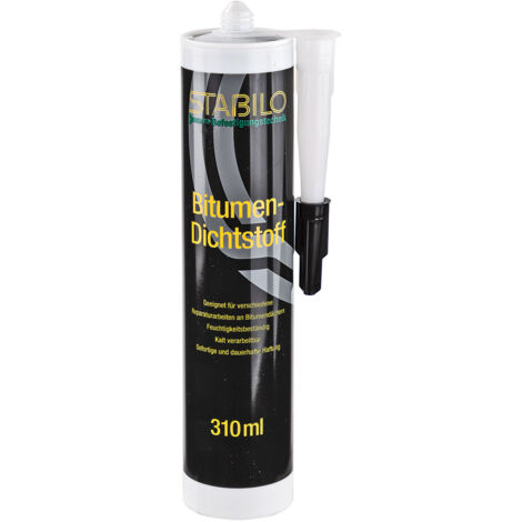 Stabilo Bitumen Dichtstoff 310 ml schwarz Bitumenkleber Fugendichtmasse