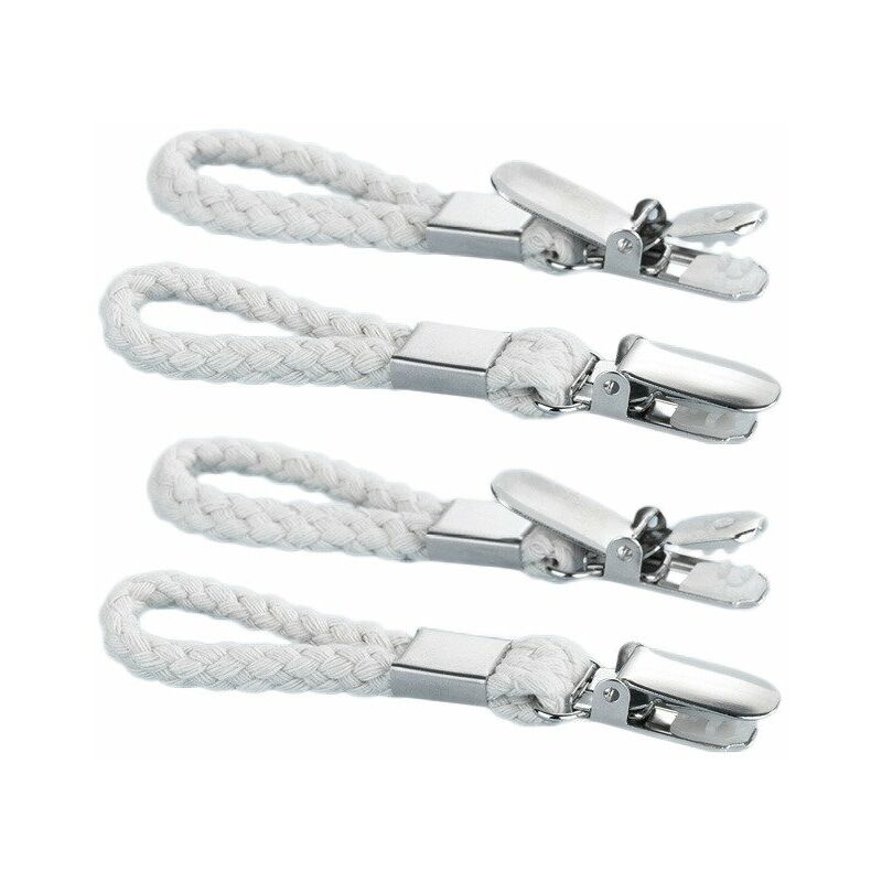 Wenko - Stabilo Cintres porte-serviettes à clip, 4 pièces