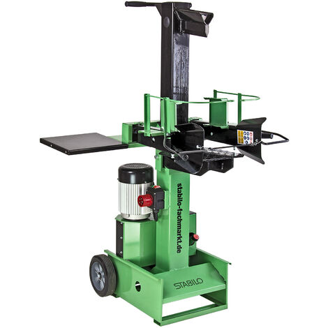 STABILO Elektro-Holzspalter 8t Brennholz 400V 3500W stehend Spaltgut 500x350mm