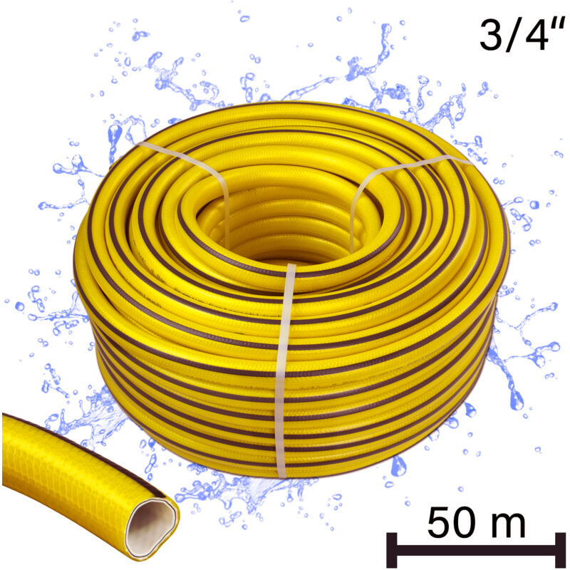 0,70€//m 30 Meter 1//2 Zoll Wasserschlauch Profi GELB Gartenschlauch 30m 25 BAR