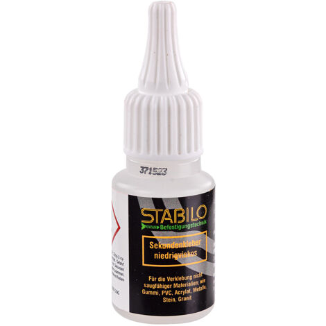 Stabilo Sekundenkleber 20g, Sofortkleber, Alleskleber, Universalkleber