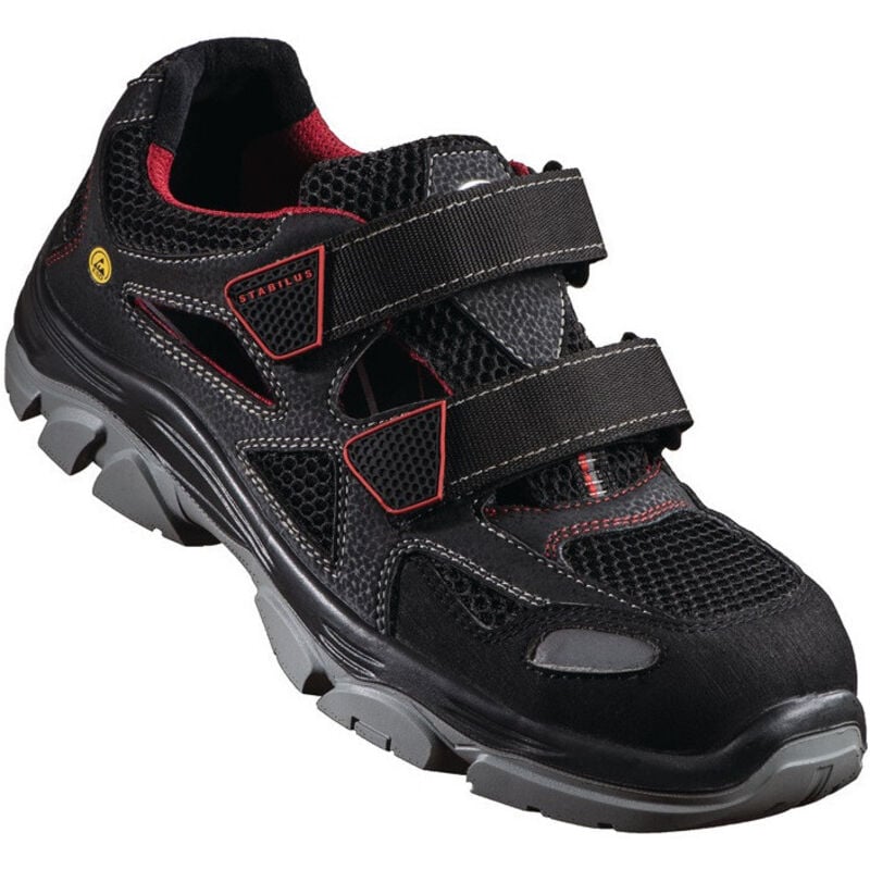 Sandale de sécurité thilo air taille 44 noir/rouge matériau textile/mesh S1 src