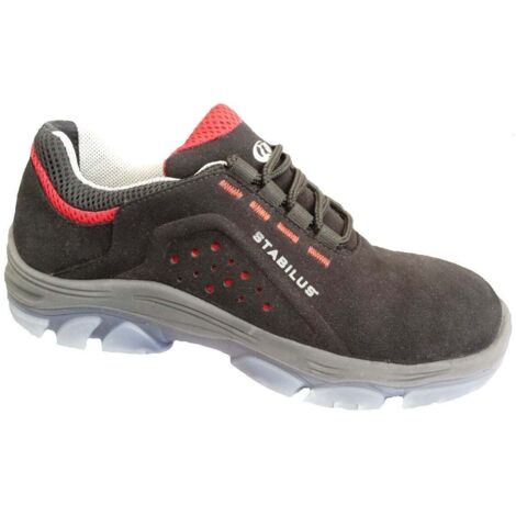 Stabilus Sicherheitshalbschuh Eric Größe 45, S1P, schwarz/rot