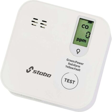 Stabo CO-Alarm IV détecteur monoxyde de carbone blanc