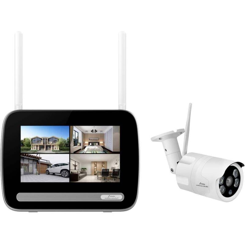 Multifon security v 51136 radio-Set de surveillance sans fil avec 1 caméra 2304 x 1296 pixels 2.4 GHz - Stabo