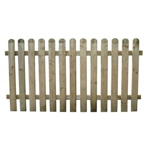 STACCIONATA RECINTO RECINZIONE STECCATO GIARDINO LEGNO IMPREGNATO 180x100 31726