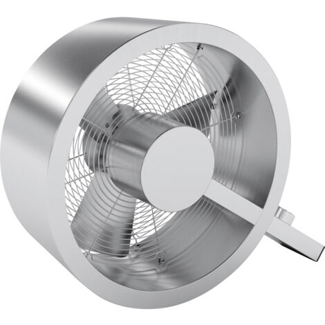 Stadler Form Q Bodenventilator  40 W (Ø x H) 43 cm x 360 mm Metal-brushed