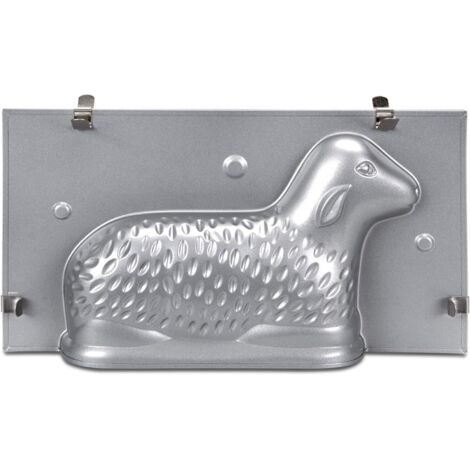Städter Agneau de Pâques 27,5 x 15 x 7 cm Argent Moule à pâtisserie 3D