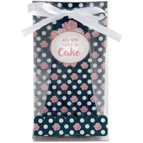 Städter All You Need Is Cake 9 x 25 cm Transparent