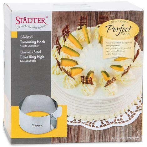 Städter Anneau de cuisson rond ø 15-30 cm réglable