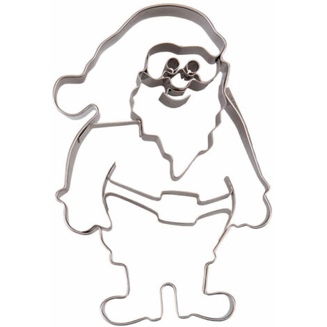 Städter Ausstecher Weihnachtsmann Edelstahl 9 cm