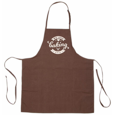 Städter Backschürze 68x80cm braun
