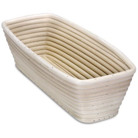 Städter cestino di prova rettangolo in rattan 26,5 cm H 6,5 cm