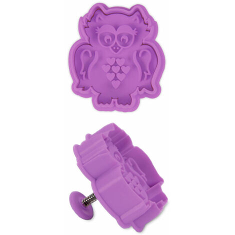 Städter Eule 5,5 cm Lila / Violett