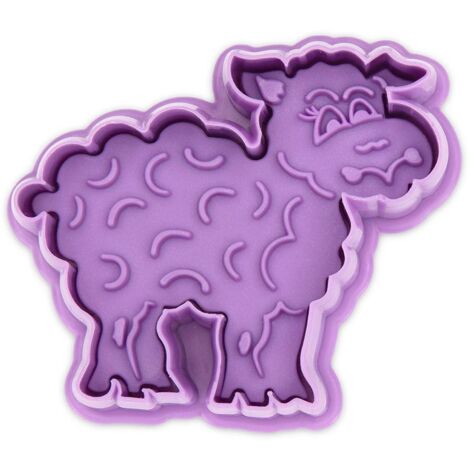 Städter Schaf 6,5 cm Lila / Violett