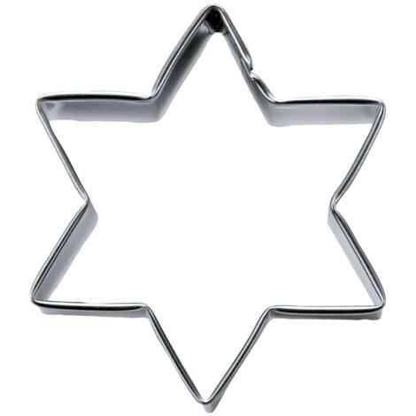 Städter Stern Ausstecher 4 cm / H 2,5 cm 6-zackig