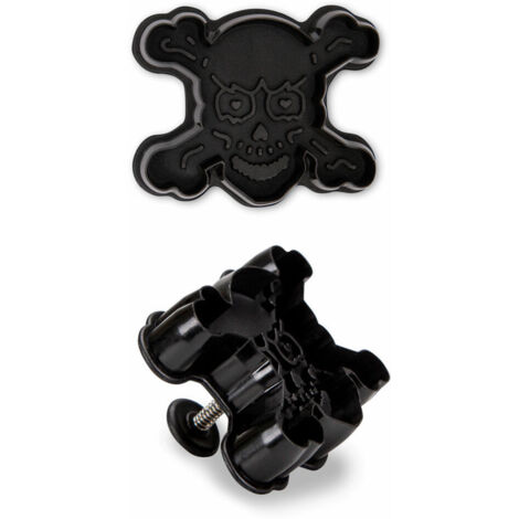 Städter Totenkopf 7,5 cm Schwarz