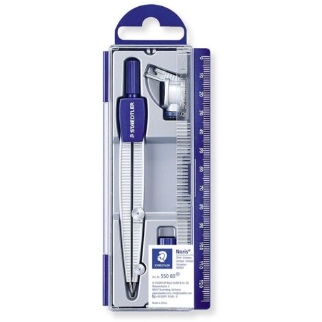Staedtler 550 60 compás Azul, Plata 1 pieza(s)