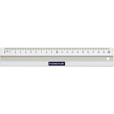 Staedtler 563 20 563 20 Règle aluminium argent 20 cm D48728