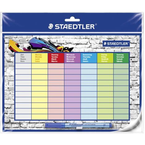 Staedtler Calendario da parete Stundenplan 641 SP2 1 settimana/1 pagina 1 pz.