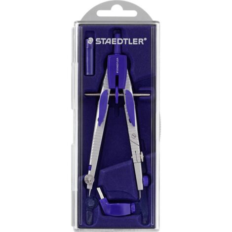 Staedtler Compas à réglage rapide 553 01 réglage rapide mécanisme de bouton poussoir D081411